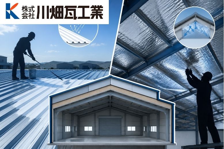 遮熱塗装と遮熱シートは何が違う？小さな工場・倉庫の屋根に合う選び方